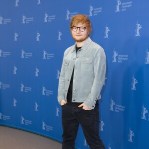 Ed Sheeran au photocall du film "Songwriter" lors du 68ème Festival du Film de Berlin, La Berlinale. Le 23 février 2018