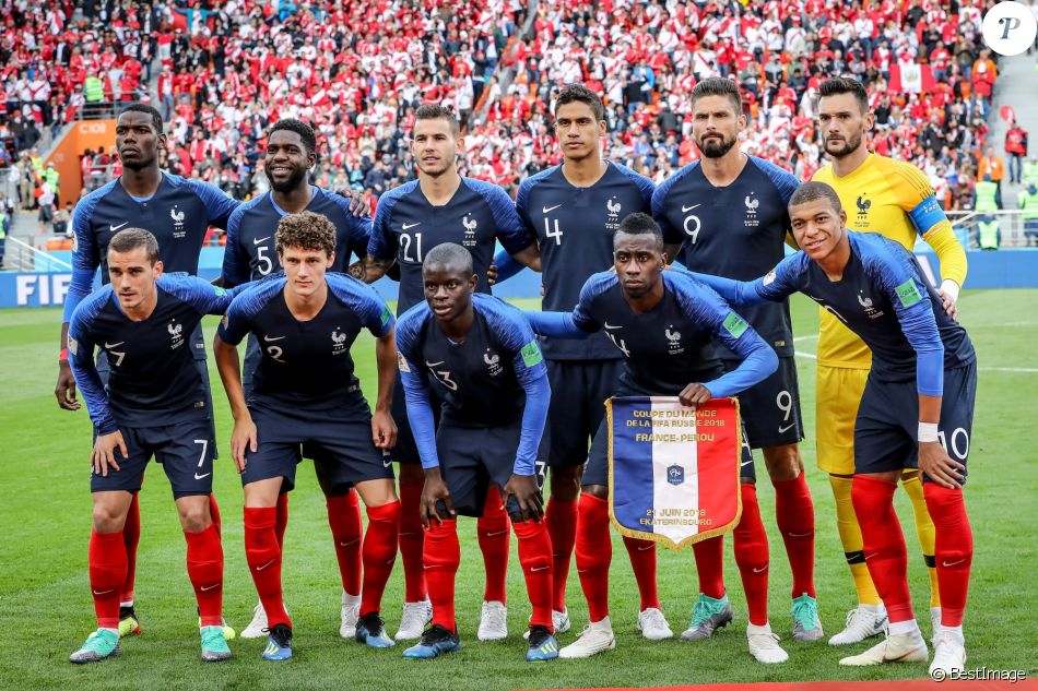 Equipe De France : Paul Pogba,Samuel Umtiti, Lucas Hernández, Raphaël ...