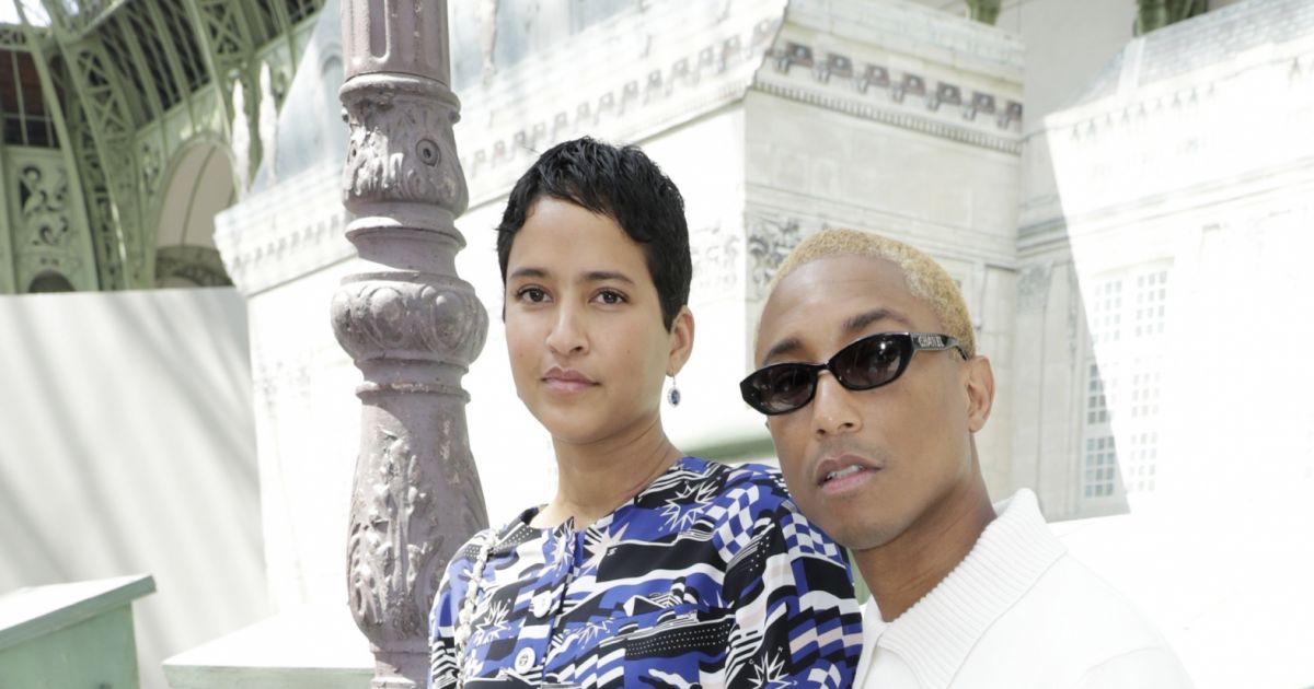 Pharrell Williams et sa femme Helen Lasichanh 2e défilé de mode