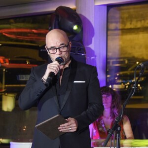 Semi-exclusif - Pascal Obispo et Muriel Robin - Soirée du 90ème anniversaire de Line Renaud sur le Bateau Potel et Chabot "Pavillon Seine" à Paris le 2 juillet 2018. © Coadic Guirec/Bestimage