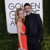 Jeffrey Dean Morgan et sa femme Hilarie Burton - La 74ème cérémonie annuelle des Golden Globe Awards à Beverly Hills, le 8 janvier 2017.