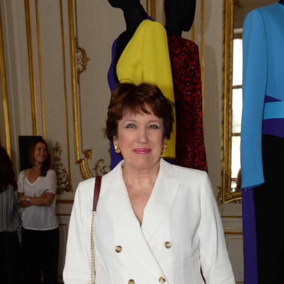 Exclusif - Roselyne Bachelot à la soirée de lancement de la collection capsule Marina Rinaldi by Fausto Puglisi à l'hôtel d'Evreux à Paris le 2 juillet 2018. © Rachid Bellak / Bestimage