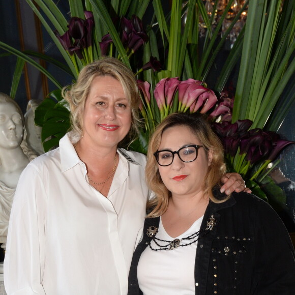 Exclusif - Luana Belmondo et Marilou Berry à la soirée de lancement de la collection capsule Marina Rinaldi by Fausto Puglisi à l'hôtel d'Evreux à Paris le 2 juillet 2018. © Rachid Bellak / Bestimage