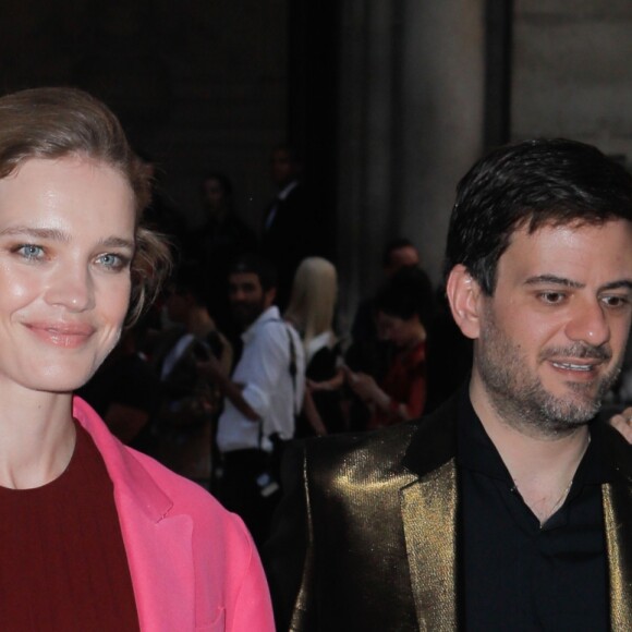 Natalia Vodianova - Défilé Valentino, collection Haute Couture automne-hiver 2018/2019 à l'hôtel Salomon de Rotschild à Paris. Le 4 juillet 2018. © Veeren-CVS/Bestimage