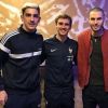 Baptiste Giabiconi entouré par le clan Griezmann. Instagram, le 24 mars 2018.