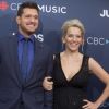 Michael Bublé et Luisana Lopilato sur le tapis rouge des Juno Awards à Vancouver le 25 mars 2018.