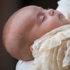 Baptême du prince Louis de Cambridge, troisième enfant du prince William et de la duchesse Catherine, le 9 juillet 2018 en la chapelle royale du palais St James à Londres.