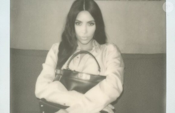Kim Kardashian pour la campagne publicitaire "#MeandMyPeekaboo" de Fendi. Juillet 2018.