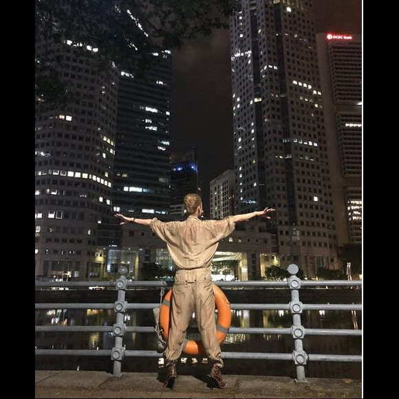 Céline Dion à Singapour. Instagram, juillet 2018