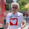 Exclusif - Nelson Monfort - Arrivée de l'étape du coeur 2018 au profit de "Mécénat Chirurgie Cardiaque (MCC)" à Cholet le 9 juillet 2018. © CVS/Bestimage
