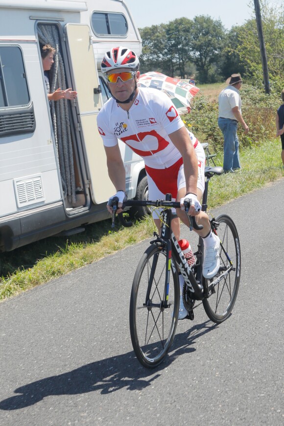 Exclusif - Thomas Voeckler - Etape du coeur au profit de Mécénat Chirurgie Cardiaque (MCC) à Cholet le 9 juillet 2018. © CVS/Bestimage