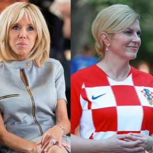 Brigitte Macron face à Kolinda Grabar-Kitarović, un duel France-Croatie.