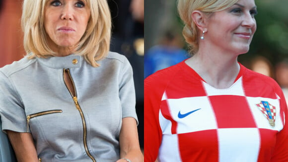 France-Croatie : Duel de style entre Brigitte Macron et Kolinda Grabar-Kitarović