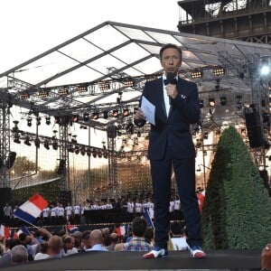 Exclusif - Stéphane Bern - People et Backstage du Grand concert de Musique classique du 14 juillet au Champs de Mars à Paris. Le 14 juillet 2018 © Guirec-Gorassini-Veeren / Bestimage Exclusive