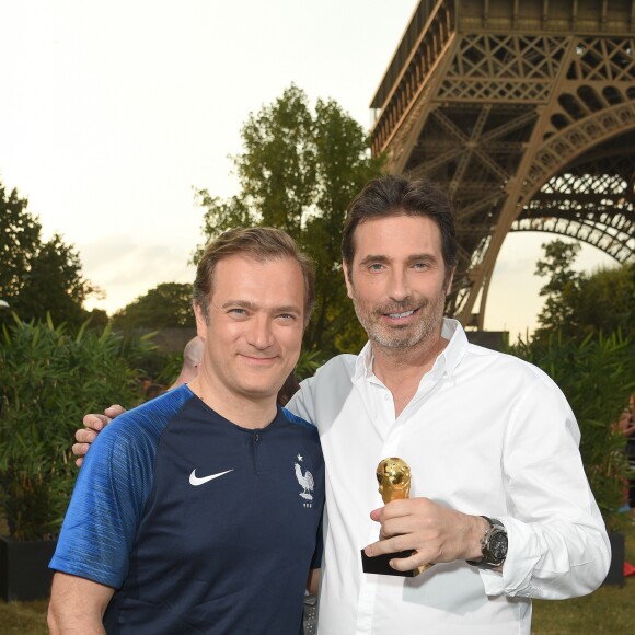 Exclusif - Renaud Capuçon et Richard Orlinski - People et Backstage du Grand concert de Musique classique du 14 juillet au Champs de Mars à Paris. Le 14 juillet 2018 © Guirec-Gorassini-Veeren / Bestimage