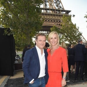 Exclusif - Renaud Capuçon et sa femme Laurence Ferrari - People et Backstage du Grand concert de Musique classique du 14 juillet au Champs de Mars à Paris. Le 14 juillet 2018 © Guirec-Gorassini-Veeren / Bestimage