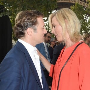 Exclusif - Renaud Capuçon et sa femme Laurence Ferrari - People et Backstage du Grand concert de Musique classique du 14 juillet au Champs de Mars à Paris. Le 14 juillet 2018 © Guirec-Gorassini-Veeren / Bestimage