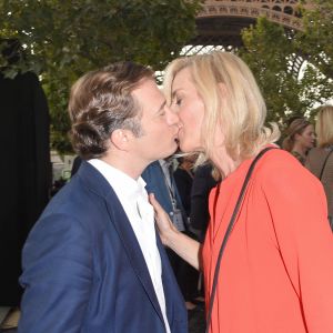 Exclusif - Renaud Capuçon et sa femme Laurence Ferrari - People et Backstage du Grand concert de Musique classique du 14 juillet au Champs de Mars à Paris. Le 14 juillet 2018 © Guirec-Gorassini-Veeren / Bestimage
