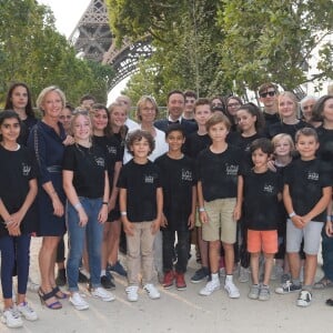 Exclusif - Sophie Cluzel, Françoise Nyssen et Stéphane Bern - People et Backstage du Grand concert de Musique classique du 14 juillet au Champs de Mars à Paris. Le 14 juillet 2018 © Guirec-Gorassini-Veeren / Bestimage