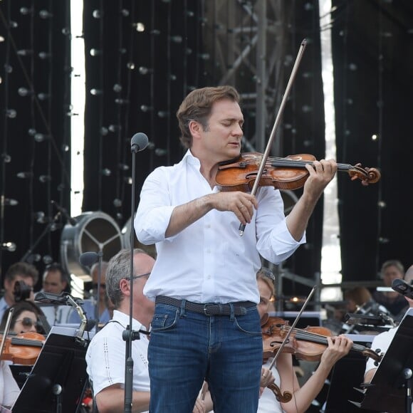 Exclusif - Renaud Capuçon - People et Backstage du Grand concert de Musique classique du 14 juillet au Champs de Mars à Paris. Le 14 juillet 2018 © Guirec-Gorassini-Veeren / Bestimage