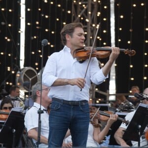 Exclusif - Renaud Capuçon - People et Backstage du Grand concert de Musique classique du 14 juillet au Champs de Mars à Paris. Le 14 juillet 2018 © Guirec-Gorassini-Veeren / Bestimage