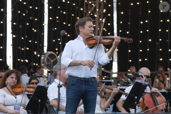 Exclusif - Renaud Capuçon - People et Backstage du Grand concert de Musique classique du 14 juillet au Champs de Mars à Paris. Le 14 juillet 2018 © Guirec-Gorassini-Veeren / Bestimage