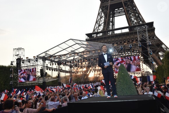 Exclusif - Stéphane Bern - People et Backstage du Grand concert de Musique classique du 14 juillet au Champs de Mars à Paris. Le 14 juillet 2018 © Guirec-Gorassini-Veeren / Bestimage