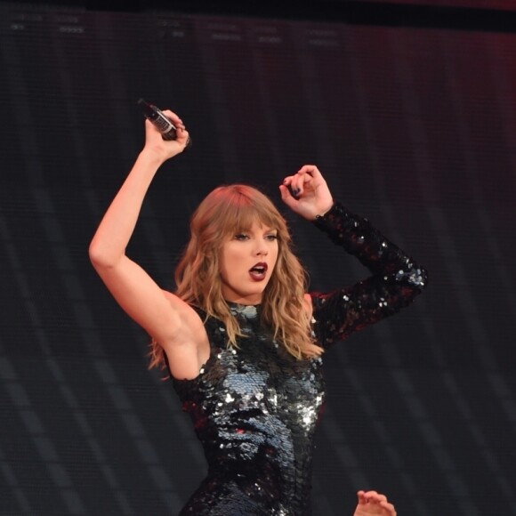 Taylor Swift en concert au Etihad Stadium à Manchester, le 8 juin 2018.