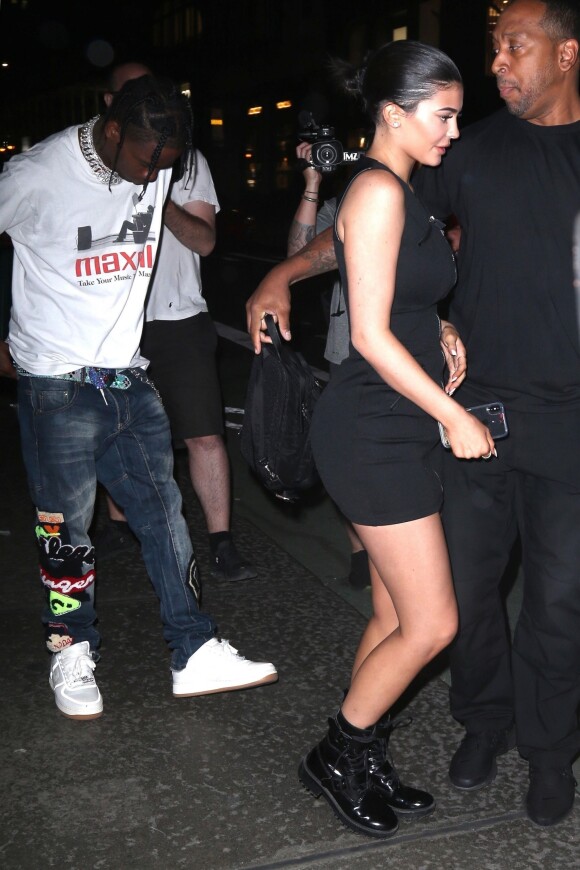 Kylie Jenner et Travis Scott à New York, le 18 juillet 2018
