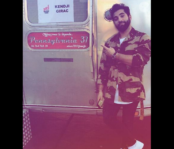 Kendji Girac en tournée promotionnelle  -Instagram, 23 juin 2018