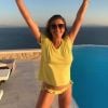 Elizabeth Hurley en maillot Elizabeth Hurley Beach. 2018.