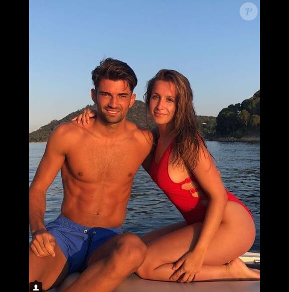 Enzo Zidane et Charlotte, la compagne de son petit frère Luca, en week-end au lac de San Juan. Instagram le 22 juillet 2018.