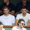 Luca et Enzo Zidane dans les tribunes des Internationaux de France de Tennis de Roland Garros à Paris, le 10 juin 2018. © Dominique Jacovides - Cyril Moreau/Bestimage