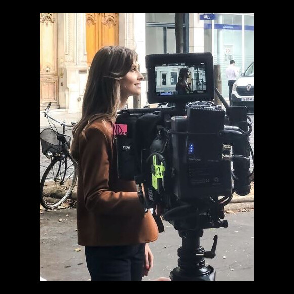 Ophélie Meunier sur le tournage de "Zone Interdite" - Instagram, 5 juillet 2018