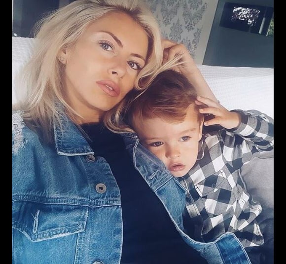 Stéphanie Clerbois et son fils Liam - Instagram, 14 mai 2018