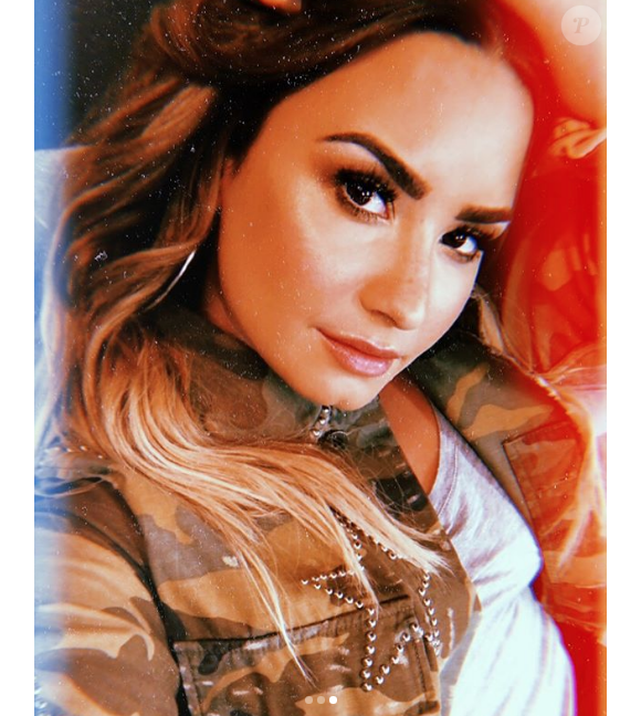 Demi Lovato. Juillet 2018.