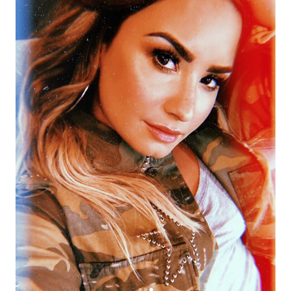 Demi Lovato. Juillet 2018.