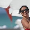 La pornstar Kiara Mia sur la plage à Miami en mai 2013