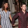 Nick Jonas et sa compagne Priyanka Chopra à Londres, le 16 juillet 2018.