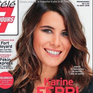 Karine Ferri en couverture du prochain numéro de "Télé 7 jours"