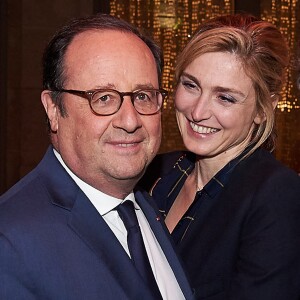 Semi-Exclusif - François Hollande et sa compagne Julie Gayet - After-party de la saison 3 de la série "10 pour cent" au Montana à Paris le 25 Avril 2018 © Damien Boisson-Berçu via Bestimage