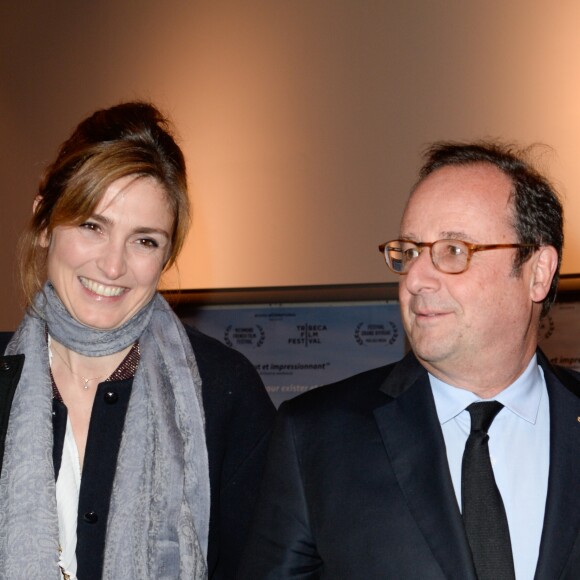 Julie Gayet et François Hollande - Première du film "The Ride" au MK2 Bibliothèque à Paris. Le 26 janvier 2018 © Coadic Guirec / Bestimage