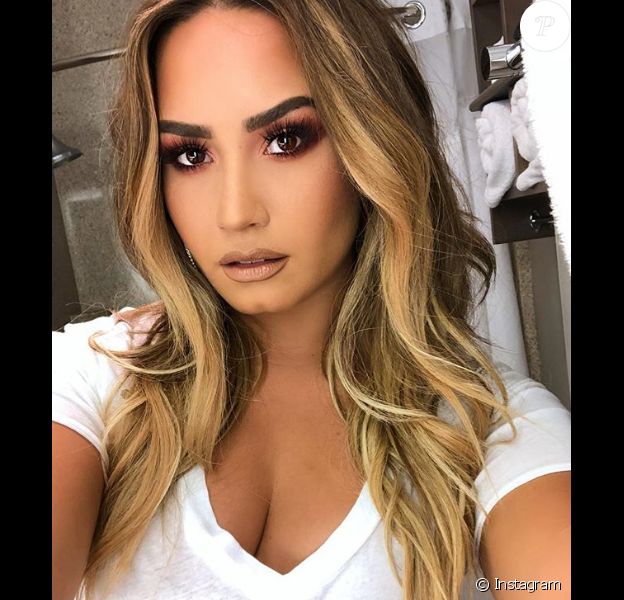 Demi Lovato. Juillet 2018.