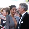 Vincent Cassel et sa fiancée Tina Kunakey - Montée des marches du film « Les Filles du Soleil » lors du 71ème Festival International du Film de Cannes. Le 12 mai 2018 © Borde-Jacovides-Moreau/Bestimage