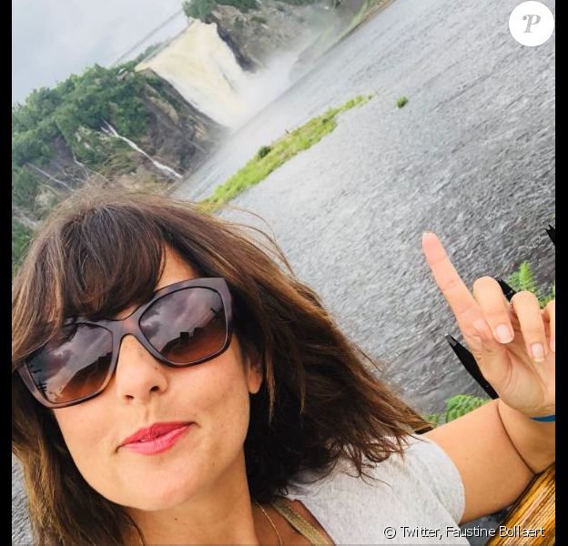 Faustine Bollaert en vacances au Canada - Twitter, 26 juillet 2018