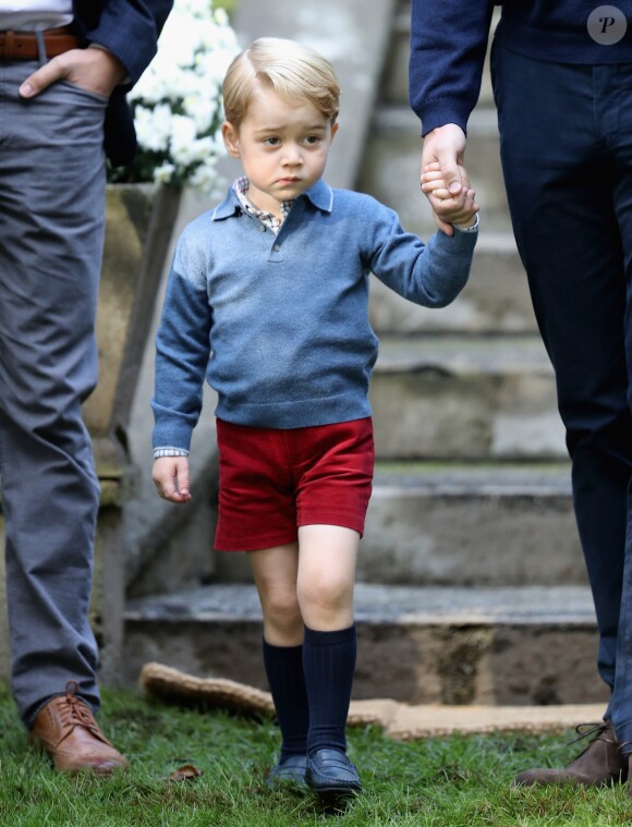 Le prince George de Cambridge à la Maison du Gouvernement de Victoria au Canada le 29 septembre 2016.
