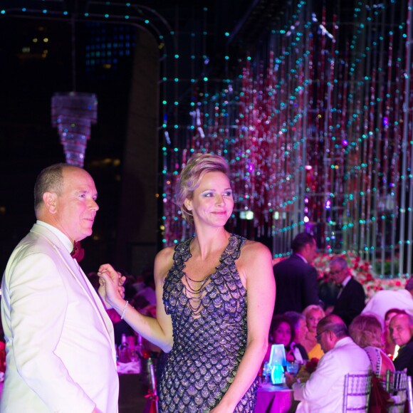 Le prince Albert II de Monaco et la princesse Charlene lors du 70e gala de la Croix-Rouge monégasque à Monaco le 27 juillet 2018. © Eric Mathon/Le Palais Princier/Monte-Carlo-SBM via Bestimage