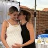 Mélanie Da Cruz à sa baby shower - Instagram, 01 juillet 2018
