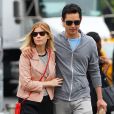 Kate Mara et son ex-compagnon Max Minghella se promènent à New York, le 4 juin 2014.
