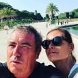 Fabien Onteniente et Nathalie Dupuis sur une photo publiée sur Instagram par la journaliste. Juillet 2018.